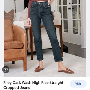 Agolde Riley cropped jeans